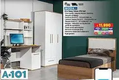MODALİFE EVA GENÇ ODASI 3'LÜ SET